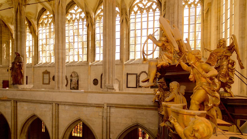 Kerk van St. Barbara inclusief een kerk of kathedraal, interieur en historische architectuur