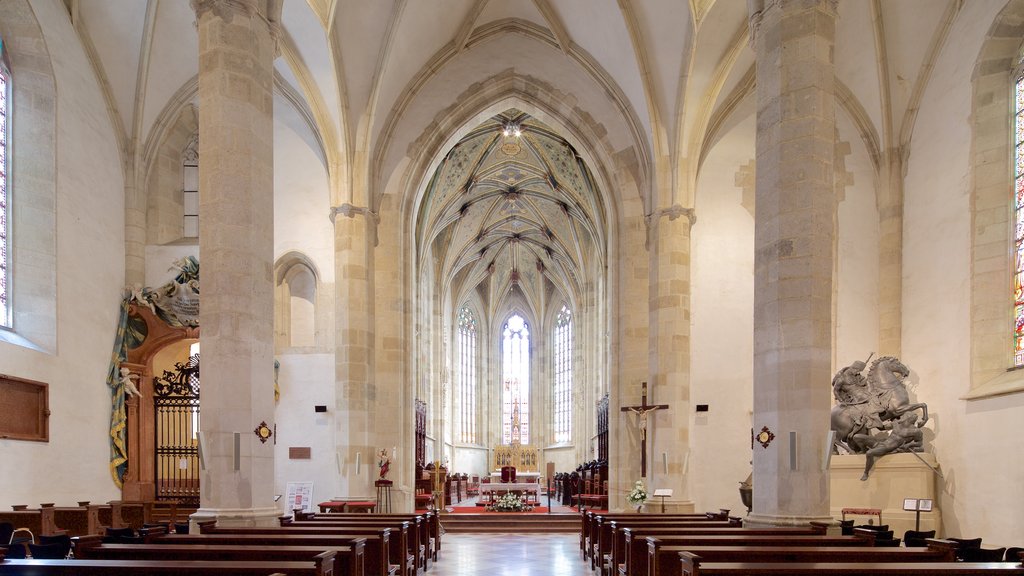 Catedral de St. Martin mostrando vistas internas, elementos religiosos e uma igreja ou catedral