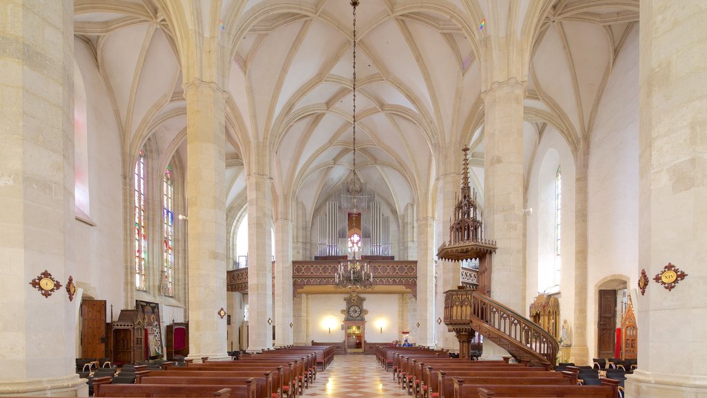 St. Martin\'s Cathedral showing a church or cathedral, heritage architecture and interior views