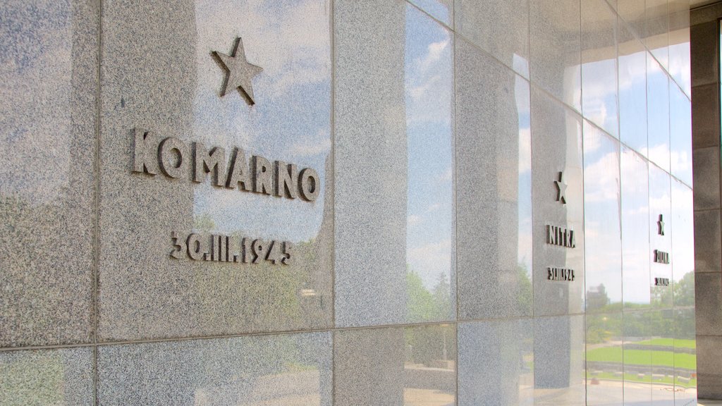 Slavin Monument showing a monument