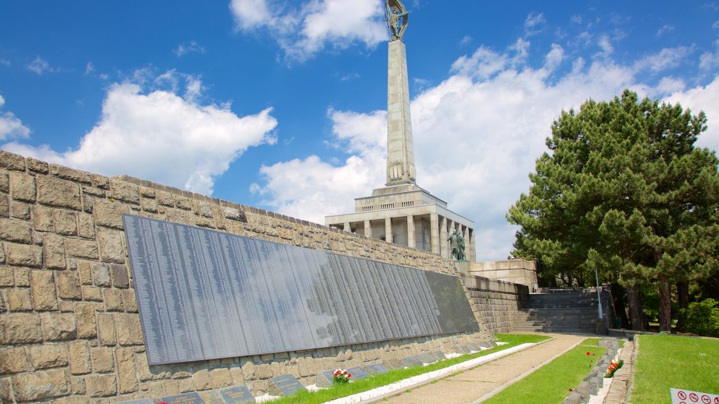 Slavin Monument showing a monument