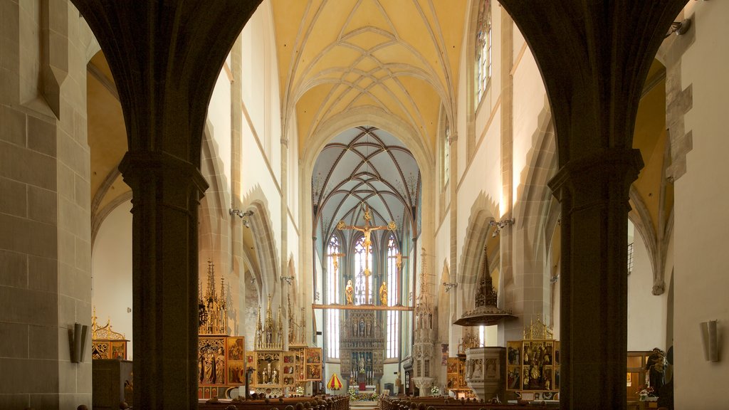 Église Saint-Aegidius qui includes église ou cathédrale, vues intérieures et patrimoine architectural