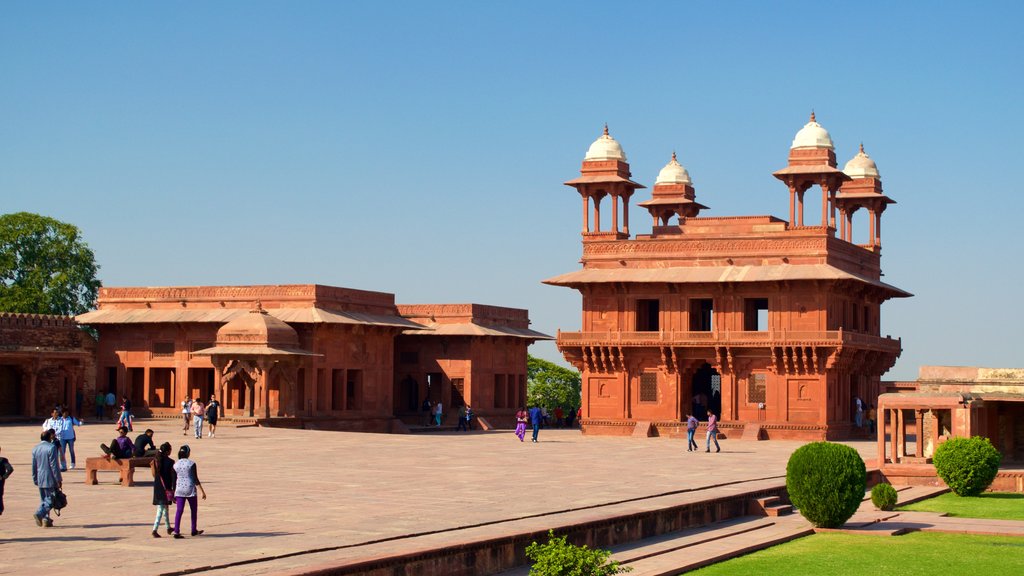 Fatehpur Sikri menunjukkan kuil atau rumah ibadah