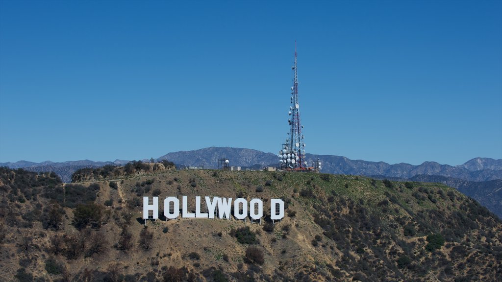 Griffith Park featuring signage