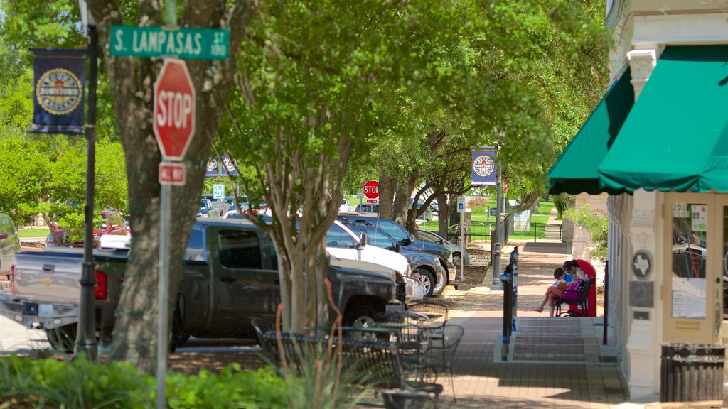 Round Rock showing central business district