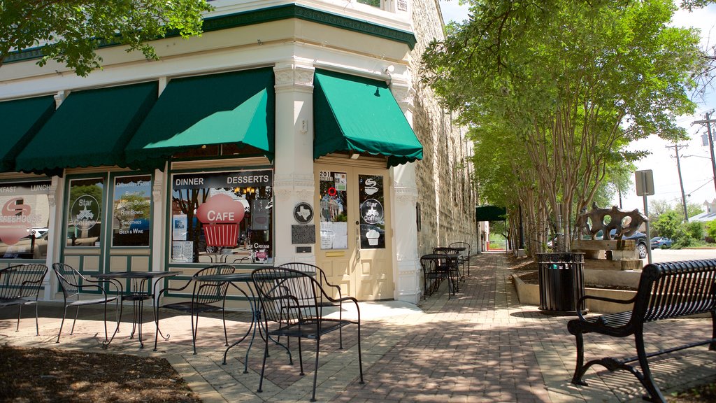 Round Rock showing café scenes