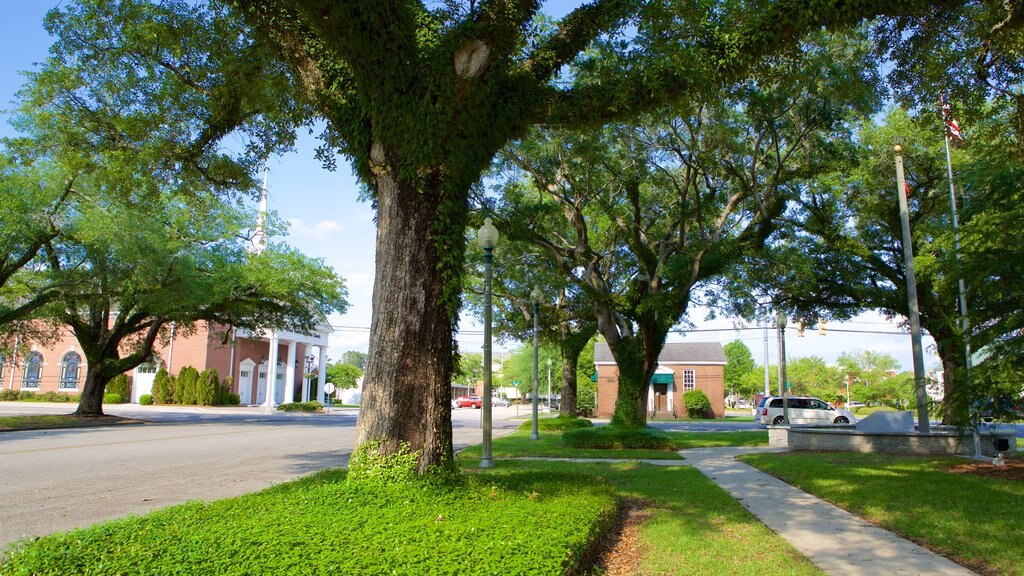 Bay Minette featuring a garden