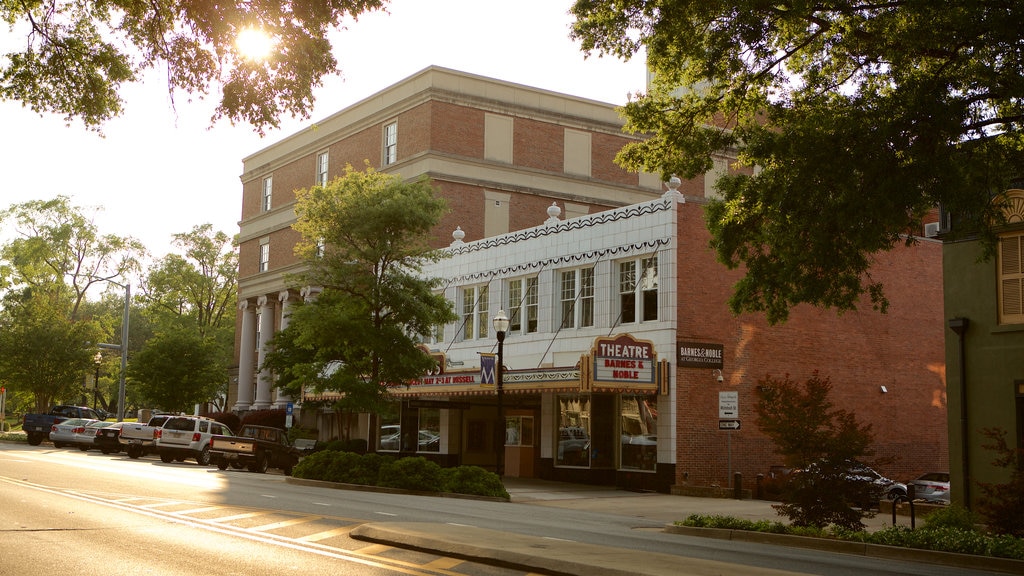 Milledgeville ofreciendo escenas de teatro