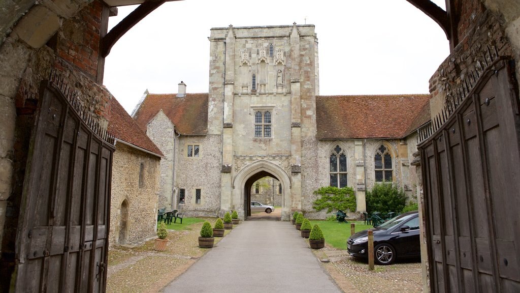 Hospital of St Cross which includes heritage architecture