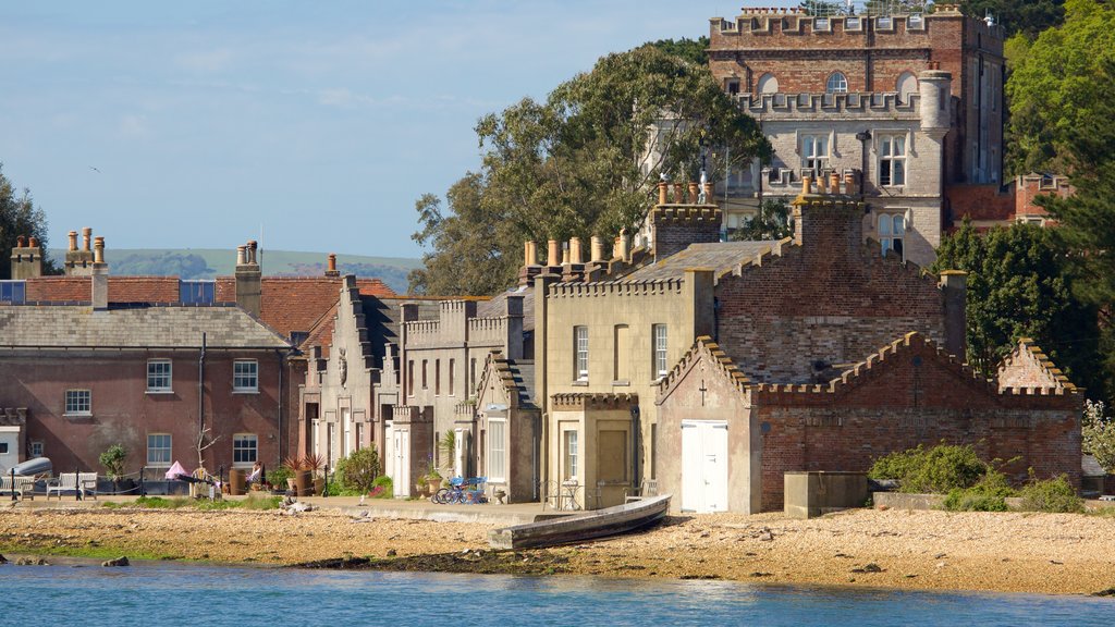 Brownsea Castle featuring heritage architecture