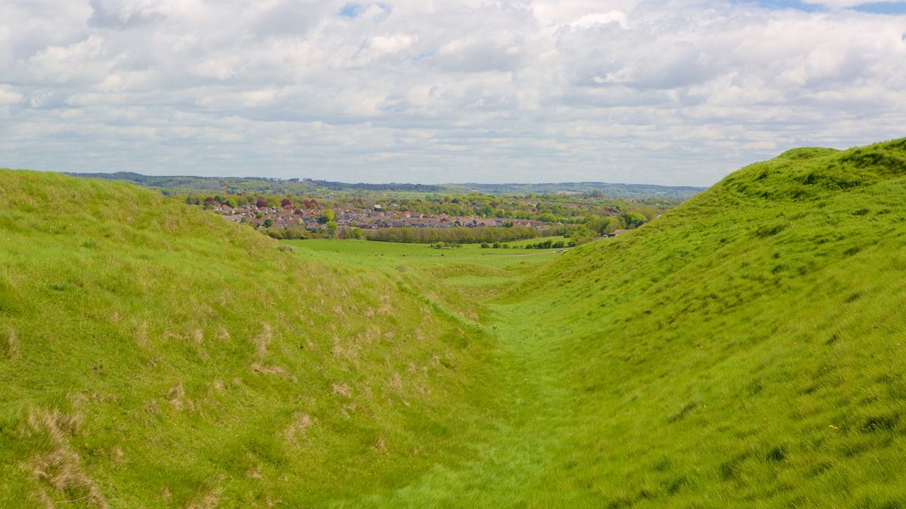 Maiden Castle which includes tranquil scenes