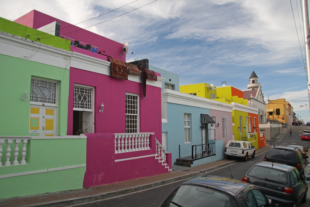 The Bo-Kaap area of Cape Town