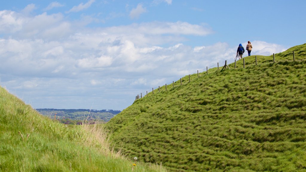 Maiden Castle mostrando cenas tranquilas assim como um casal