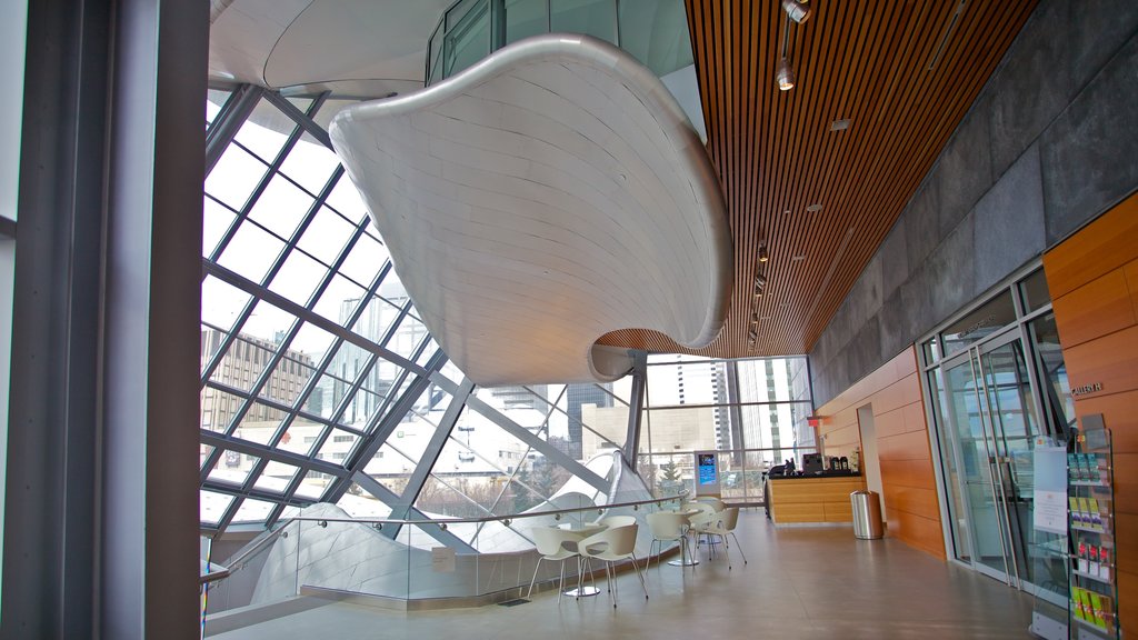 Art Gallery of Alberta featuring modern architecture and interior views