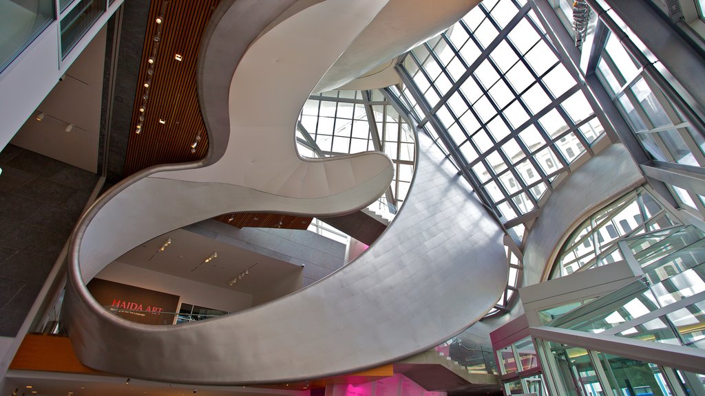 Art Gallery of Alberta which includes modern architecture and interior views