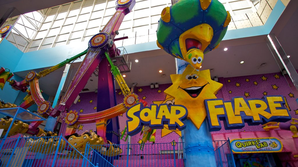 West Edmonton Mall showing interior views and rides