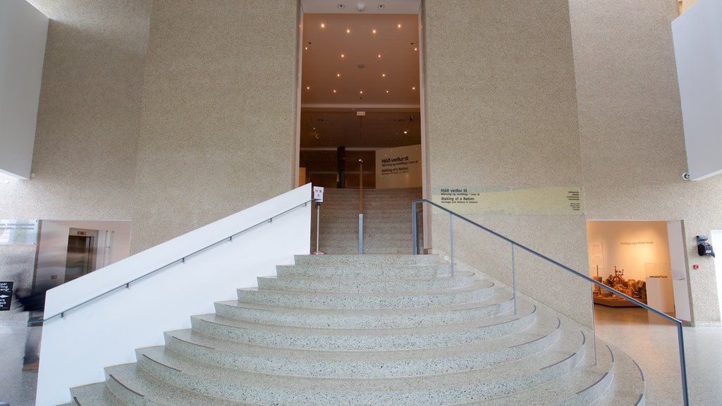 Museu Nacional da Islândia caracterizando vistas internas