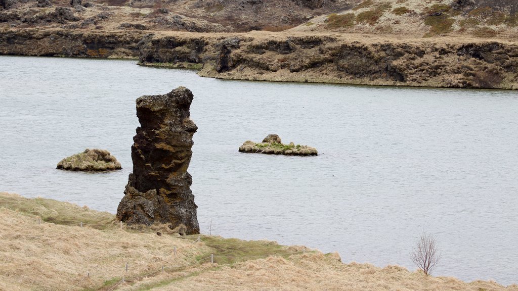 Myvatn featuring a lake or waterhole and tranquil scenes