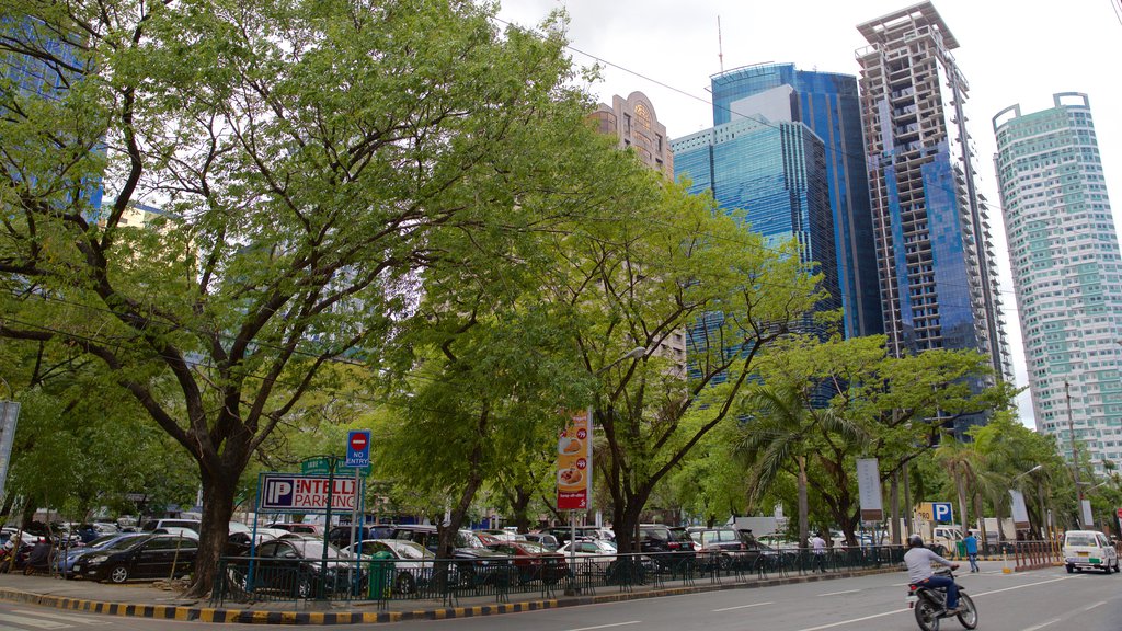 Ortigas Center showing street scenes