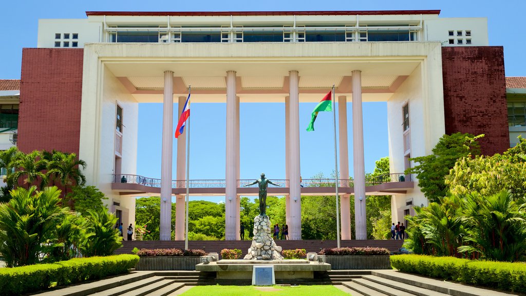 Quezon City das einen Park und Platz oder Plaza