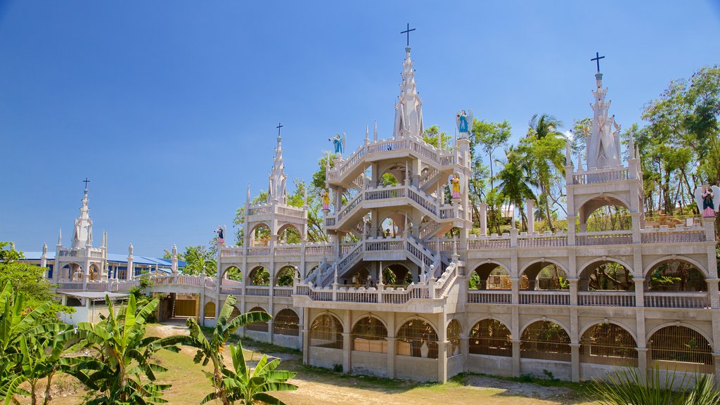 Simala Shrine which includes heritage architecture and religious aspects