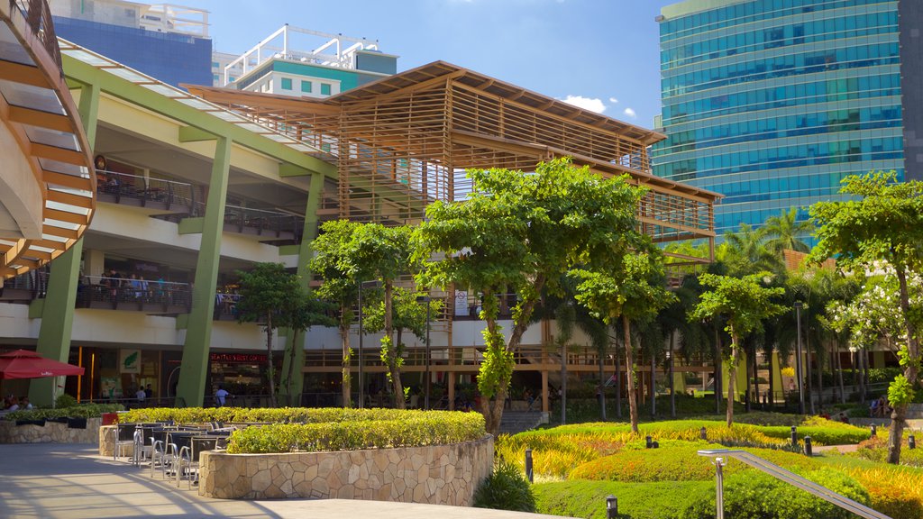 Ayala Center showing a garden