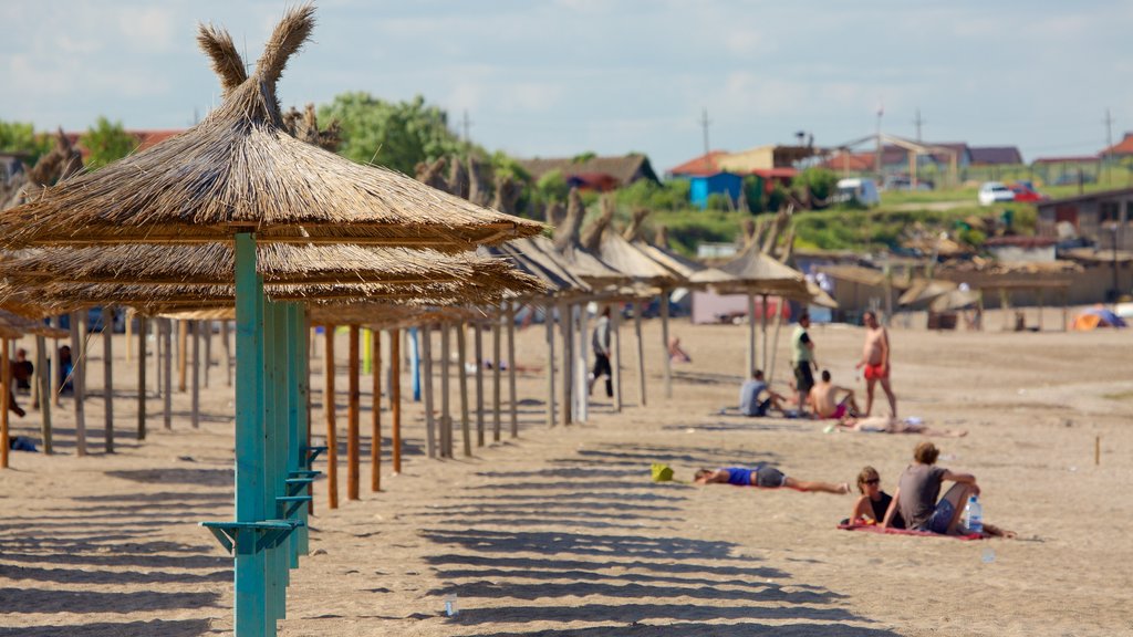 Vama Veche showing a sandy beach