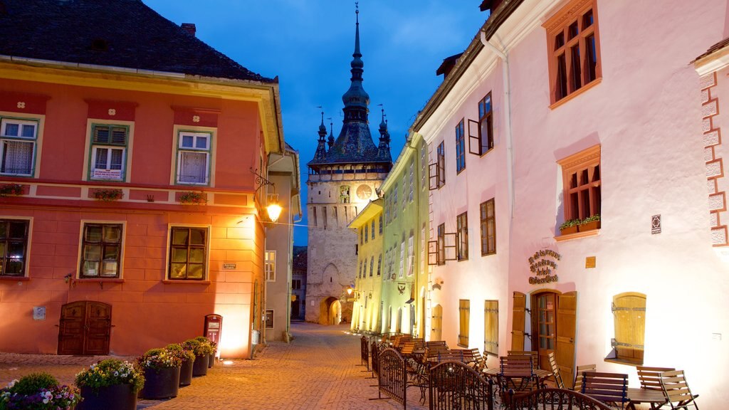 Clock Tower featuring heritage architecture and night scenes