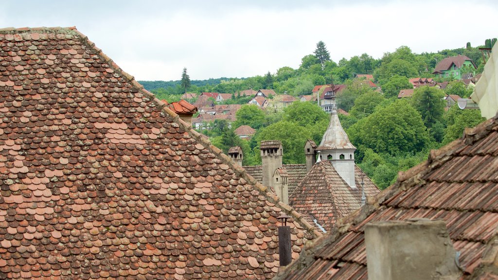 Sighisoara yang mencakup arsitektur kuno