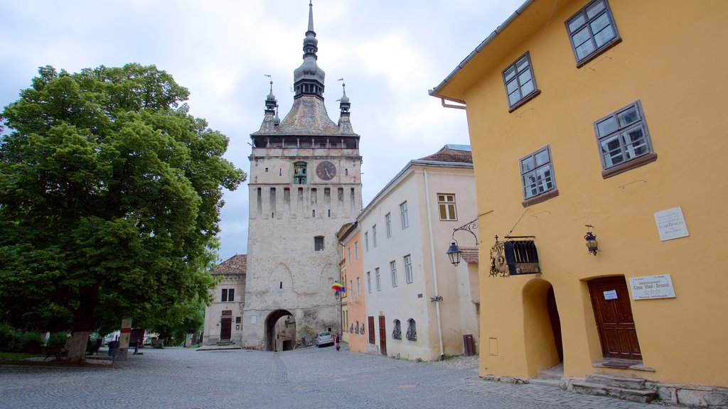 Clock Tower which includes heritage architecture