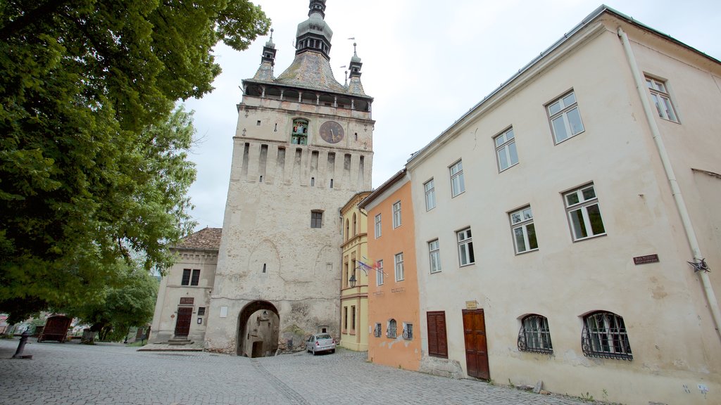 Clock Tower which includes heritage architecture