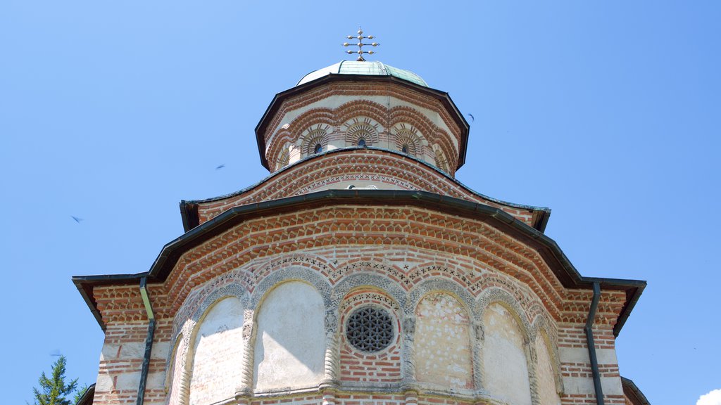 Cozia kloster fasiliteter samt historisk arkitektur