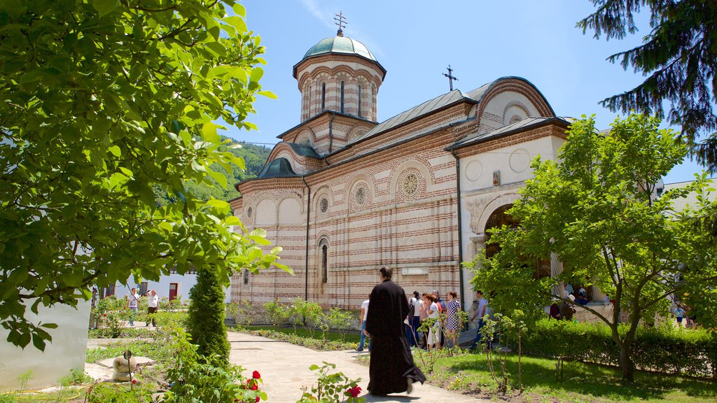 Cozia Monastery featuring a church or cathedral and religious aspects