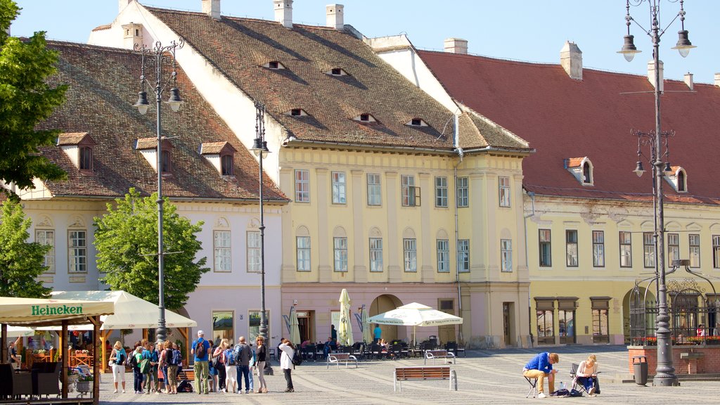 Piaţa Mare toont historische architectuur