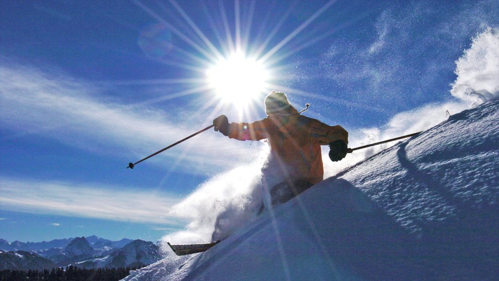 Scheffau am Wilden Kaiser featuring snow skiing and snow