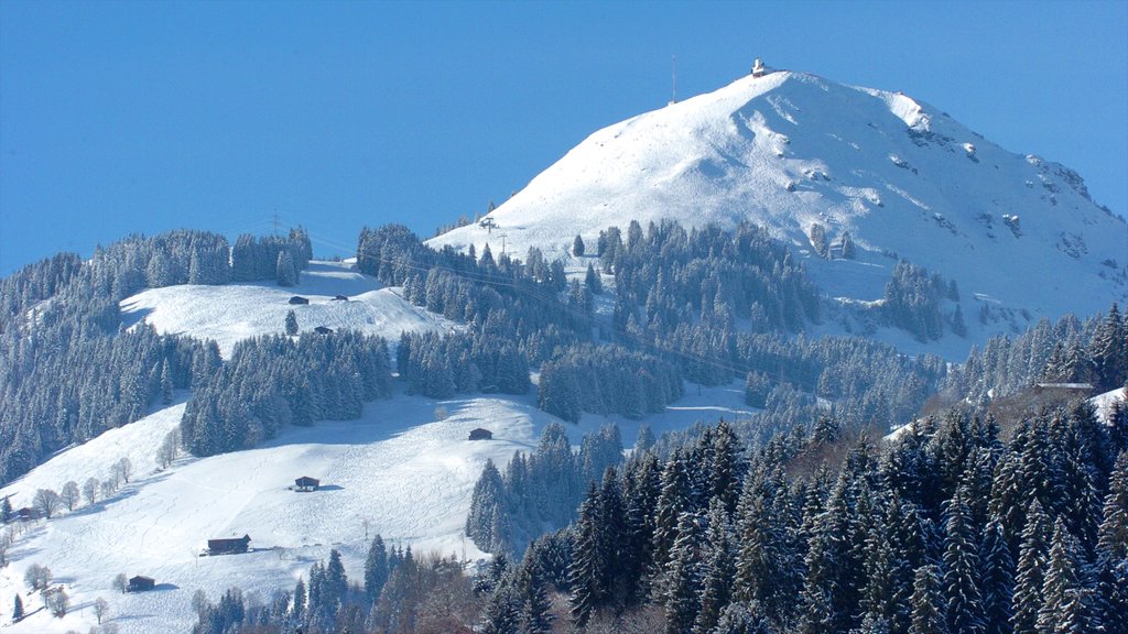 Brixen im Thale featuring mountains and snow