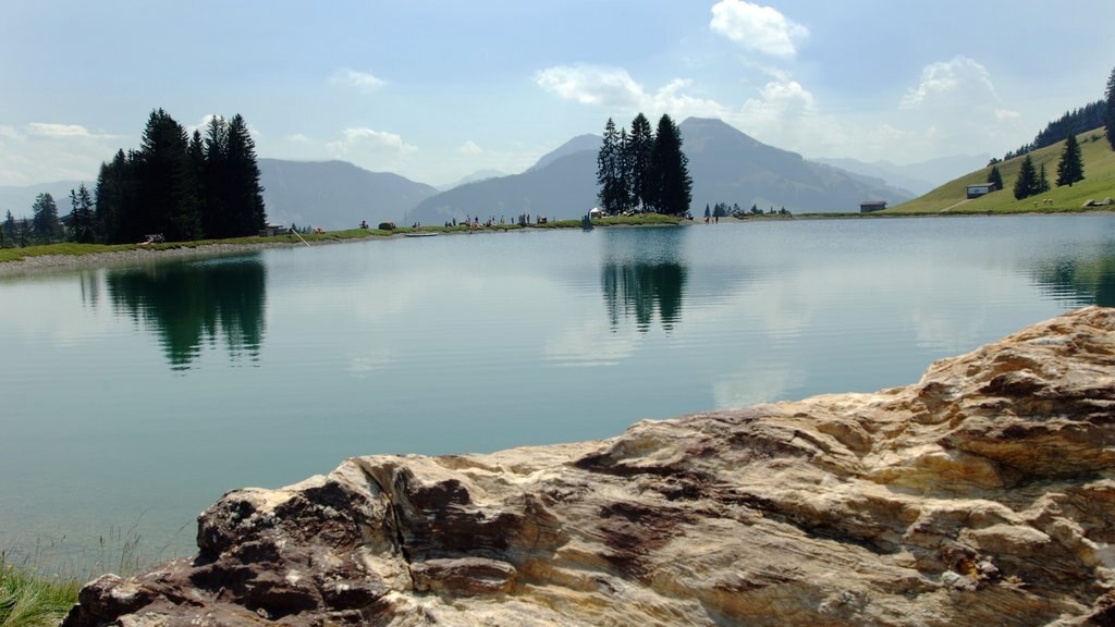 Brixen im Thale showing a pond