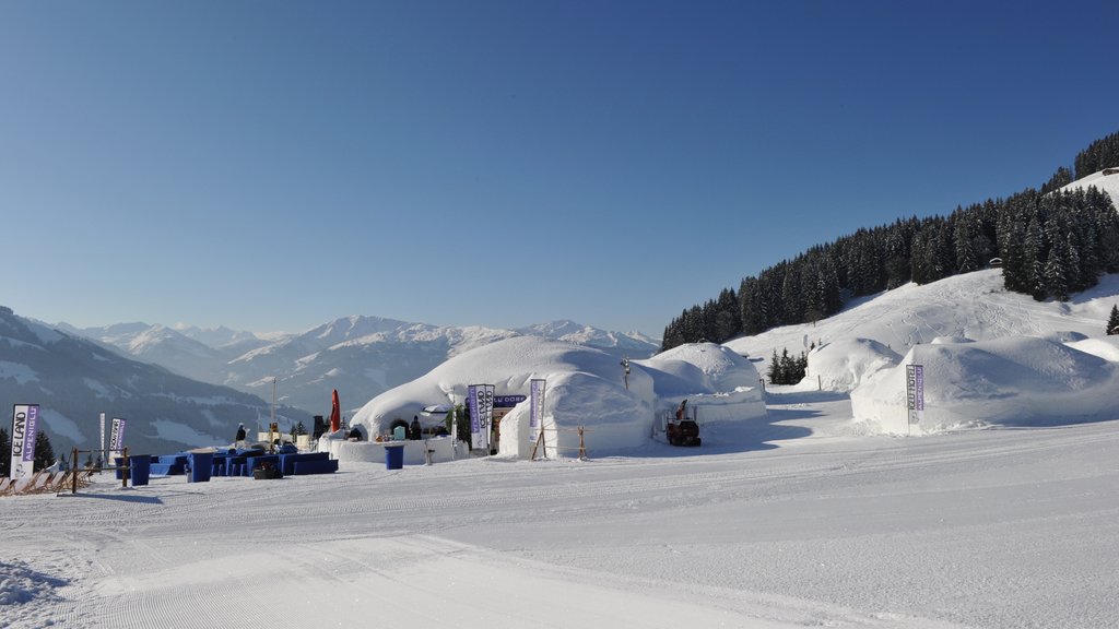 Brixen im Thale caracterizando neve