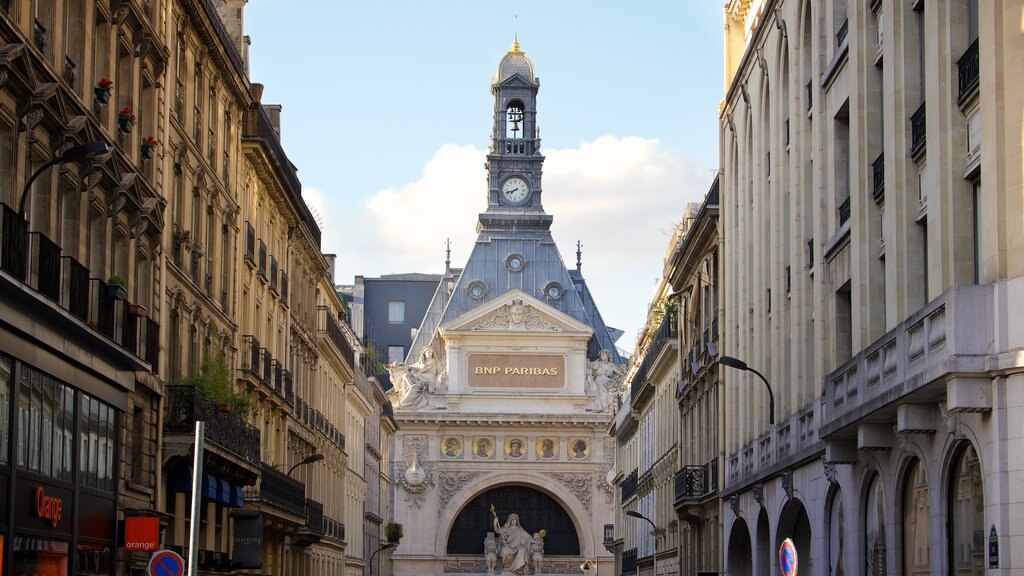 Grands Boulevards que inclui um edifício administrativo, arquitetura de patrimônio e uma cidade