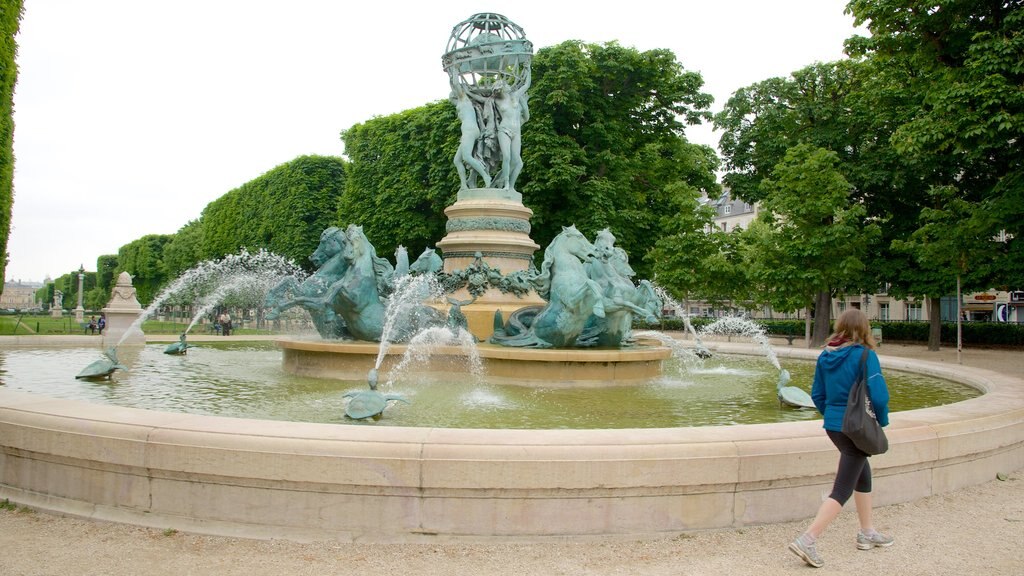 6. Arrondissement das einen Springbrunnen