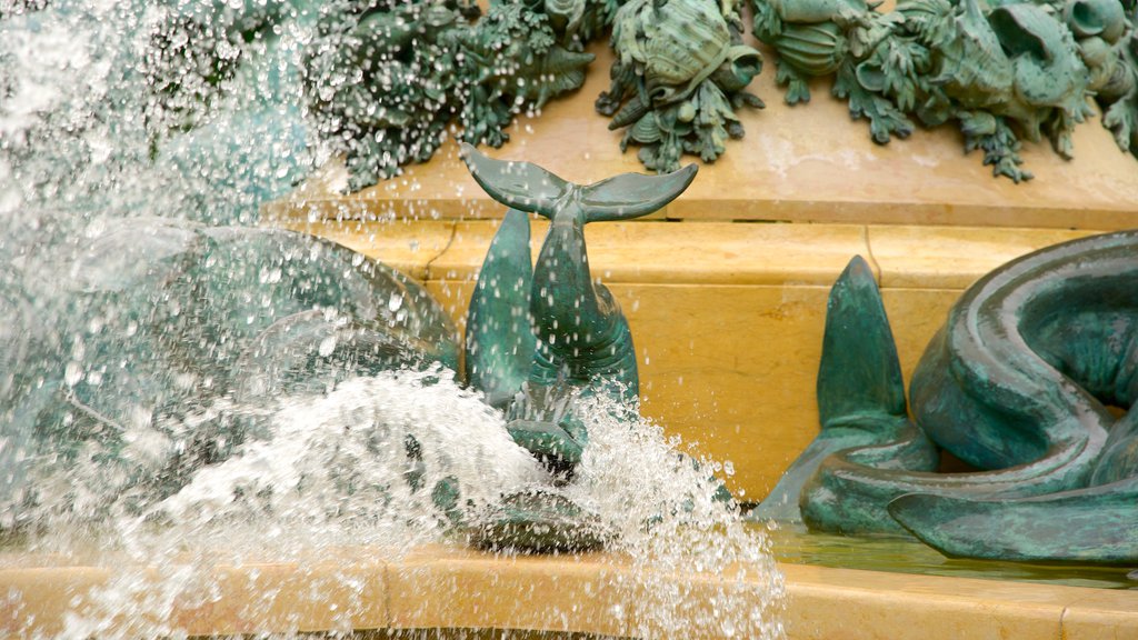 6th Arrondissement showing a fountain