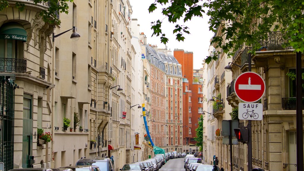 6º Arrondissement caracterizando uma cidade, elementos de patrimônio e cenas de rua