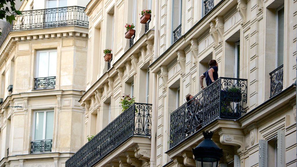 9:e arrondissement som visar historiska element