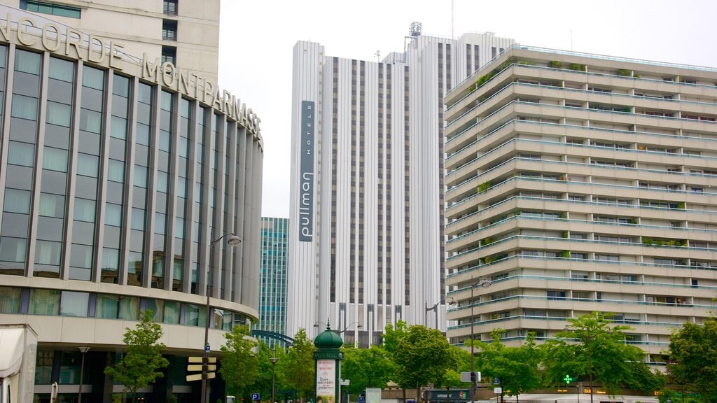 14th Arrondissement which includes a skyscraper and a city