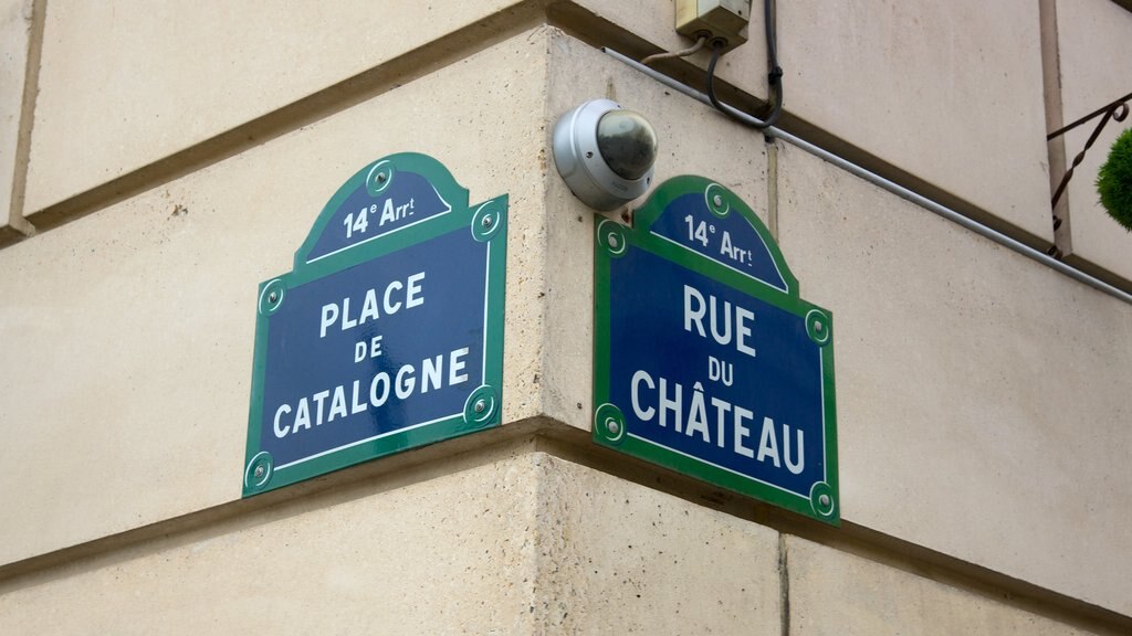 14th Arrondissement which includes signage