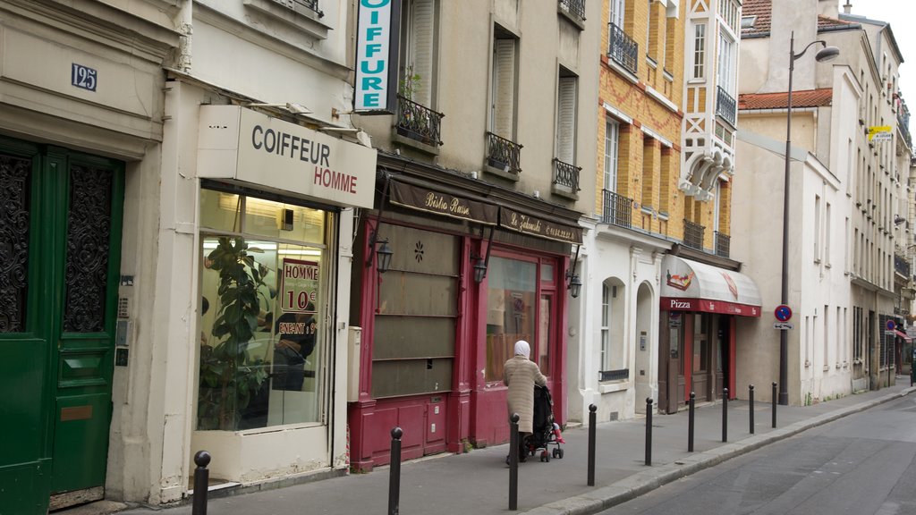 14th Arrondissement showing street scenes and heritage elements