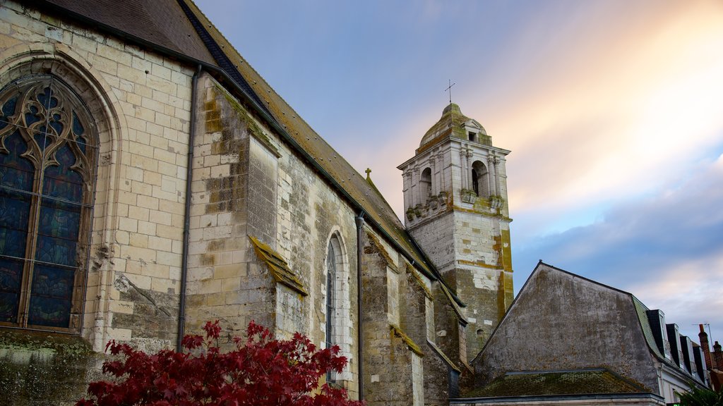 Amboise inclusief een kerk of kathedraal en historisch erfgoed