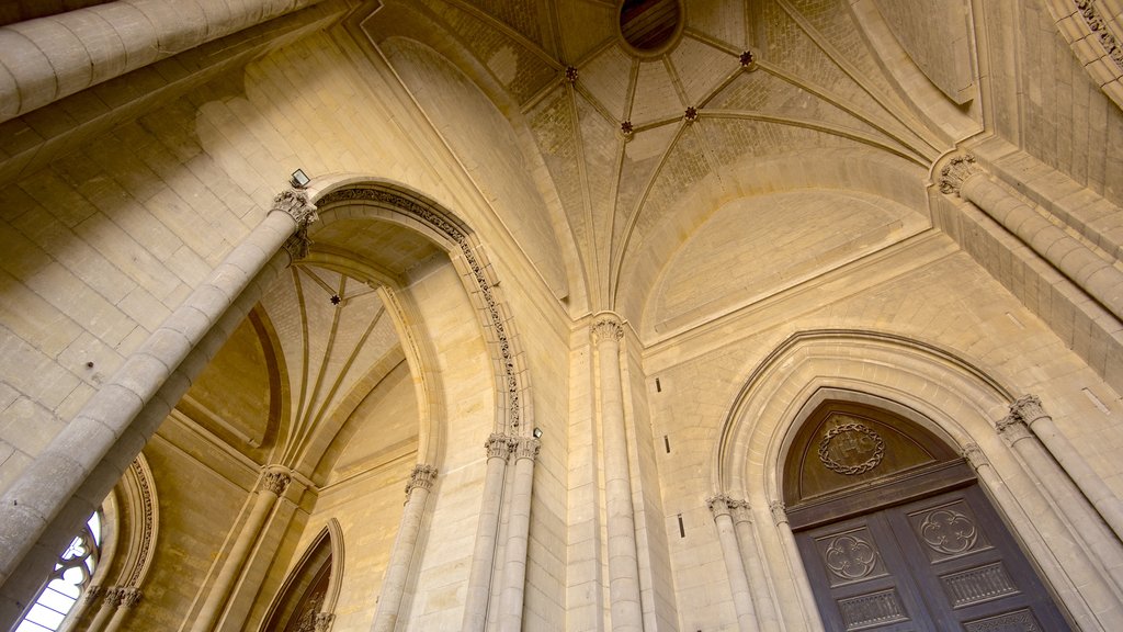 Sainte-Croix Cathedral showing interior views, heritage architecture and a church or cathedral