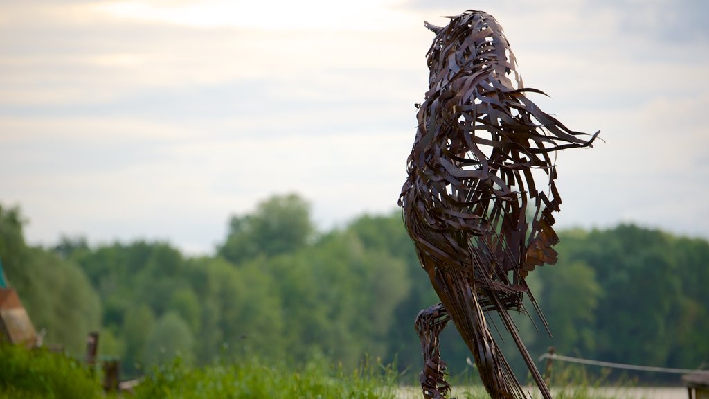 Chaumont-sur-Loire mostrando arte al aire libre