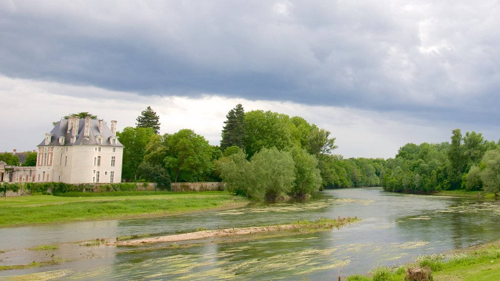 Selles-sur-Cher which includes tranquil scenes and a river or creek